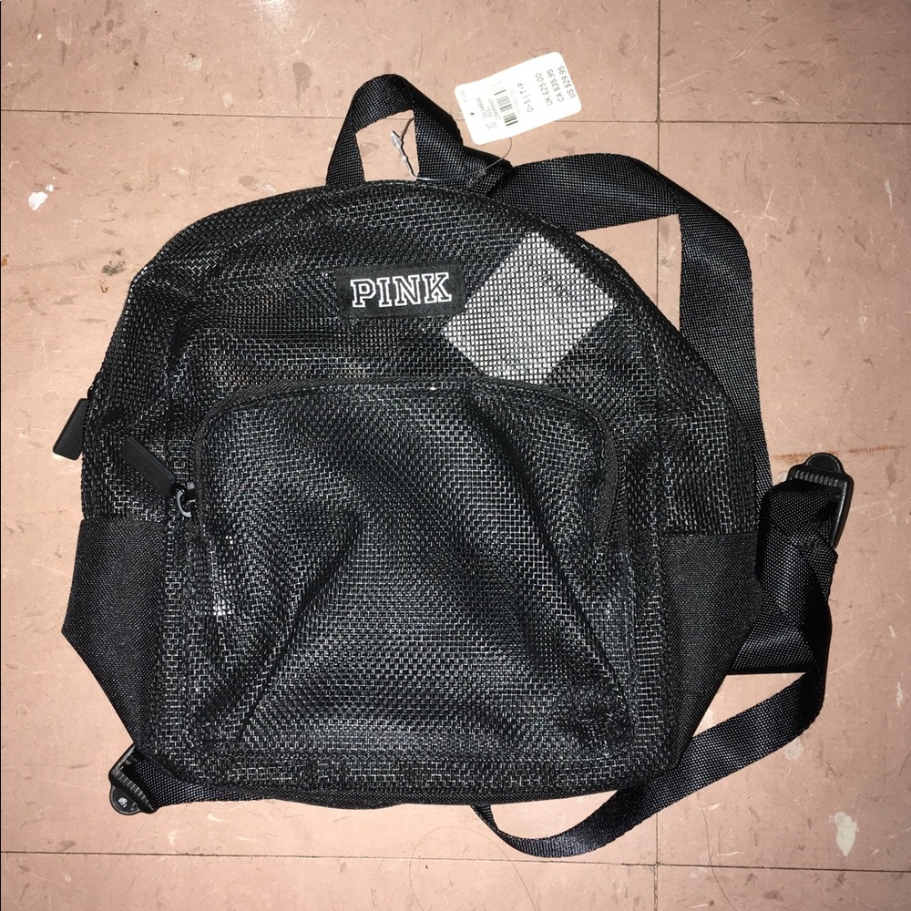 Victoria Secret Pink mesh mini backpack
